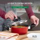 thumbnail image 3 of Combo de Batería de Cocina Antiadherente Negra 10 Piezas con Tapas + Horno Eléctrico Tostador 11L rojo, 3 of 7