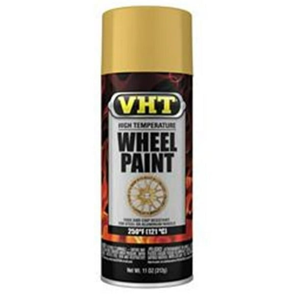 VHT SP193 Wheel Paint Aerosol, Matte Gold