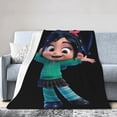 thumbnail image 2 of Manta de dibujos animados de Ralph el Demoledor, manta de forro polar ultra suave y acogedora de lujo para sofá cama, mantas de franela cálidas para todas las estaciones, ropa de cama para niños,, 2 of 7