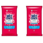 WET ONES Antibacterial Hand Wipes, Fresh Scent 20 ea (Pack of 2)