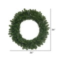 thumbnail image 3 of Vickerman 36" Grand Teton Double Sided Artificial Christmas Wreath, Unlit, 3 of 3