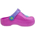 thumbnail image 3 of Paw Patrol Girls Clog Skye and Everest,Molded Clog with Backstrap,Pink,Toddler Size 7, 3 of 6