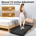 thumbnail image 2 of JURITS Folding Electric Treadmill, Lightweight, Compact, Powerful Motor, 2.5 HP, 265LBS Capacity, Display, Connectivity, 2 of 7