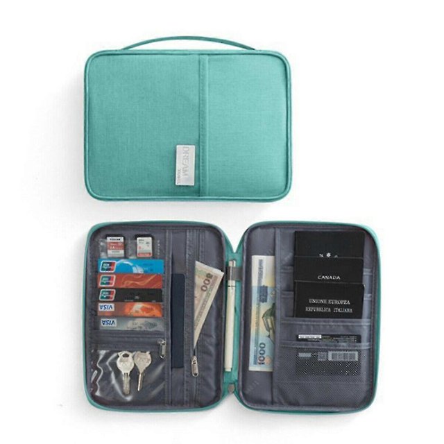 Travel Passport Bag Document Packa Carrying Case Passport Document Rfid