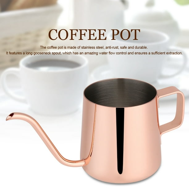 Tebru 250ml/350ml Stainless Steel Drip Coffee Pot Long Gooseneck Spout