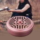 thumbnail image 3 of Soporte redondo para caja de bobinas, soporte de sándalo con asa, soporte para repelente con tapa Rosa roja, 3 of 9