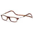 thumbnail image 1 of Magnetic Reading Glasses Folding Men Women Click Front Neck Hanging Folding, 1 of 5