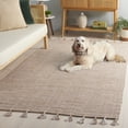 thumbnail image 3 of SAFAVIEH Montauk Ombre Solid Area Rug, Beige, 8' x 10', 3 of 8