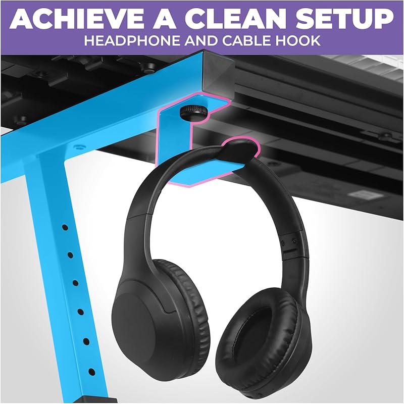 Piano Keyboard Stand - Z Style Adjustable and Portable Heavy Duty Music Stand for Adults -Fits 54-88 Key Electric Pianos - Sturdy Musical Keyboard Stand (Black)