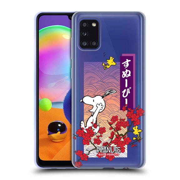Head Case Designs Officially Licensed Peanuts Oriental Snoopy Cherry Blossoms 2 Soft Gel Case Compatible with Samsung Samsung Galaxy A31 (2020)