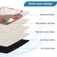 thumbnail image 3 of FORMRS 13-13.3 inch Laptop Sleeve Case Soft Carrying Quilted Computer Bag Cover, Beige Christmas Santa, 3 of 7