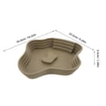 thumbnail image 2 of TEHAUX Portable Reptile Bathtub with Ramp and Deep Design for Lizard and Turtle Soaking, 2 of 8
