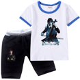 thumbnail image 1 of Nueva camiseta de manga corta de algodón para niños, ropa de verano, pijama, ropa de dormir zhangmenya  LED, 1 of 2