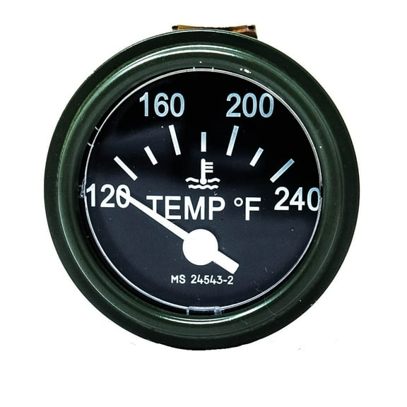 Engine Temperature Gauge 2" 120-240 F , for M988 Humvee