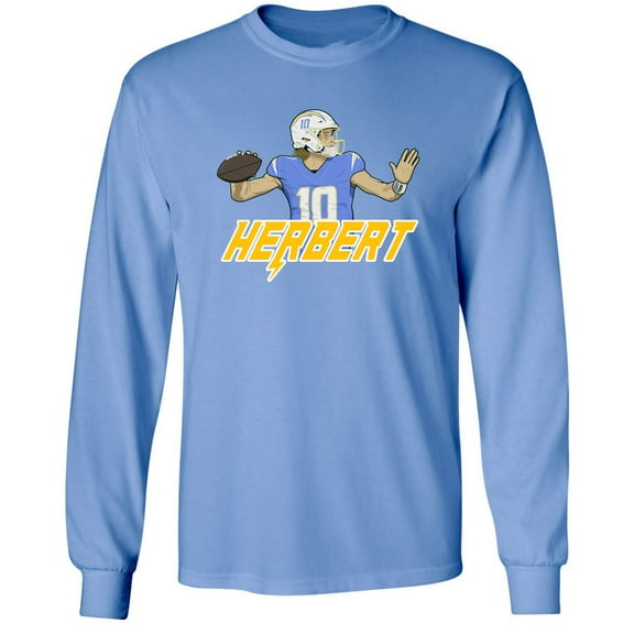 LONG SLEEVE Chargers Justin Herbert Pic T-shirt