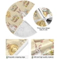 thumbnail image 2 of SKYSONIC Easter Bunny Christmas Tree Skirt Home Decoration Large Round Christmas Tree Skirt for Holiday Party Home Christmas Day Ornaments 35.4 Inch, 2 of 6