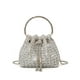 thumbnail image 1 of Bolso de noche Sweetovo Sparkly Diamond Clutch con diamantes de imitación plateados, 1 of 6
