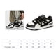 thumbnail image 4 of Zapatillas de deporte para hombre con cordones de cuero PU resistente al desgaste para primavera otoño (39) Negro Likrtyny Tenis De Mujer Tenis De Hombre, 4 of 8