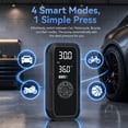 thumbnail image 3 of Tire Inflator Portable Air Compressor , 150 Psi Digital Pressure Gauge, 4500mAh Long Range Battery, Air Pump for Car Tires with Automatic Shutoff, Emergency LED Light, Compact Automotive Pump, 3 of 10