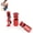 Red, variant on Tall Stair Gauges for Framing Square, Tall Anti-Wobble Aluminum Layout Tool & Holder Hook for Stair Stringers, Rafters and Carpentry