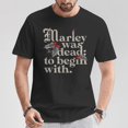 thumbnail image 2 of Marley Was Dead T-Shirt – Vintage Style Graphic Tee Inspired by Classic Literature and Pop Culture, 2 of 3