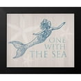 thumbnail image 2 of Sherrill, Kate 14x12 Black Modern Framed Museum Art Print Titled - Mermaid At One with the See, 2 of 5