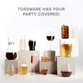 thumbnail image 2 of Tossware - Verre à Vin Rouge Incassable Empilable, Gobelets à Vin en Plastique Recyclable de 18 Onces, Ensemble de 48, 2 of 7
