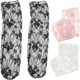 thumbnail image 1 of 3 Pares de Calcetines Transparentes para Mujer Medias Casuales de Encaje Elásticas Colores Rosa Negro y Beige Calcetines Cortos Transpirables Ideales para Verano y Cosplay, 1 of 5