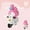 My Melody, variant on Sanrio Building Block Cute Cartoon Hello Kitty Cinnamoroll Kuromi My Melody Blocks Child Puzzle Assembled Toys Decoration Gifts