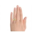 thumbnail image 3 of RYLOS Rings 14K Yellow Gold Claddah Love, Loyalty & Friendship Ring Heart 6MM Gemstone & Diamond Claddagh Rings December Blue Topaz Jewelry Size 6, 3 of 7
