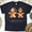 Navy, variant on Cute Gingerbread Couple Christmas Tee | Holiday Snack Humor Shirt, White, Size S
