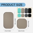 thumbnail image 3 of Pet Feeding Mat for Dogs and Cats, Dog Placemat Non-Slip Waterproof Bowl Mats Prevent Food and Water Overflow, Puppy Dish Tray Mat Suitable for Large Medium Small Pets, Beige, 3 of 9