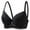 Black, variant on Bras for Women Thin Underwire Plus Size Full Cup Push Up Side Support Lifting Bra for Everyday Wear and Comfort
