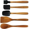 thumbnail image 4 of Babish 11 Piece Essential Wood, Silicone, and Stainless Steel Tool Set, 4 of 5