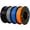 Black, Grey, Blue and Orange, variant on Epelay PLA Plus 3D Printer Filament, 1.75mm, 4 x 1kg Spools, Black, Compatible with Most FDM Printers