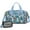 Dog With Pioneer, variant on Women Men Gym Bag,Pugs and Pioneer Flower Small Duffle Bag Spend the Night Bags for Women with Shoes Compartment Washbag,Detachable Shoulder Strap,19.7x8.3x11 Inches