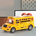thumbnail image 3 of XIANXIAN City Bus Toys Cars, Die-Cast Metal Airport Cars for Boy 3-8 Years Old, Pull Back Blue Play Vehicle with Sound and Light Up for Kids Girls Gift, 3 of 6