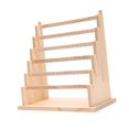 thumbnail image 1 of Bangle Holder Earrings Stand Rack Shelf Wooden Rings Watch Display Rack Jewelry Display Stand for Bedroom Showcase Countertop 34x20x36cm Full Flat, 1 of 8