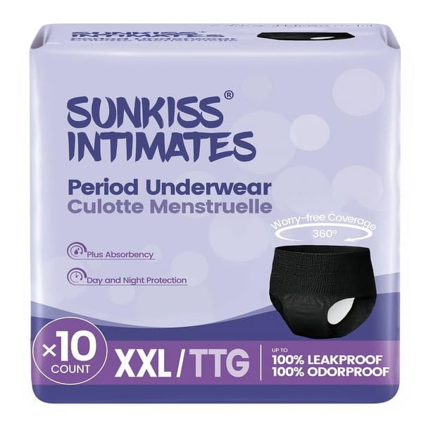Ropa interior menstrual desechable SUNKISS INTIMATES Heavy Flow ...