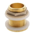thumbnail image 2 of Conector de tanque de agua con rosca macho de latón macizo de 1/2'', 3/4'' y 1'' para agua DN25 45mm, 2 of 9