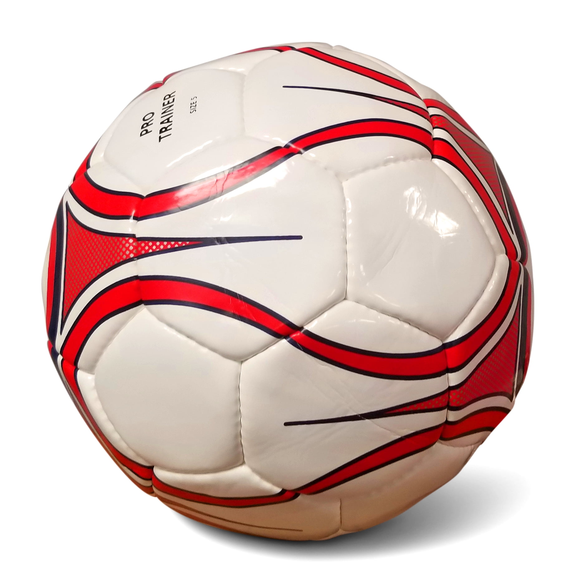Uber Soccer Pro Trainer Soccer Ball - Red, White, and Blue (Size 5)