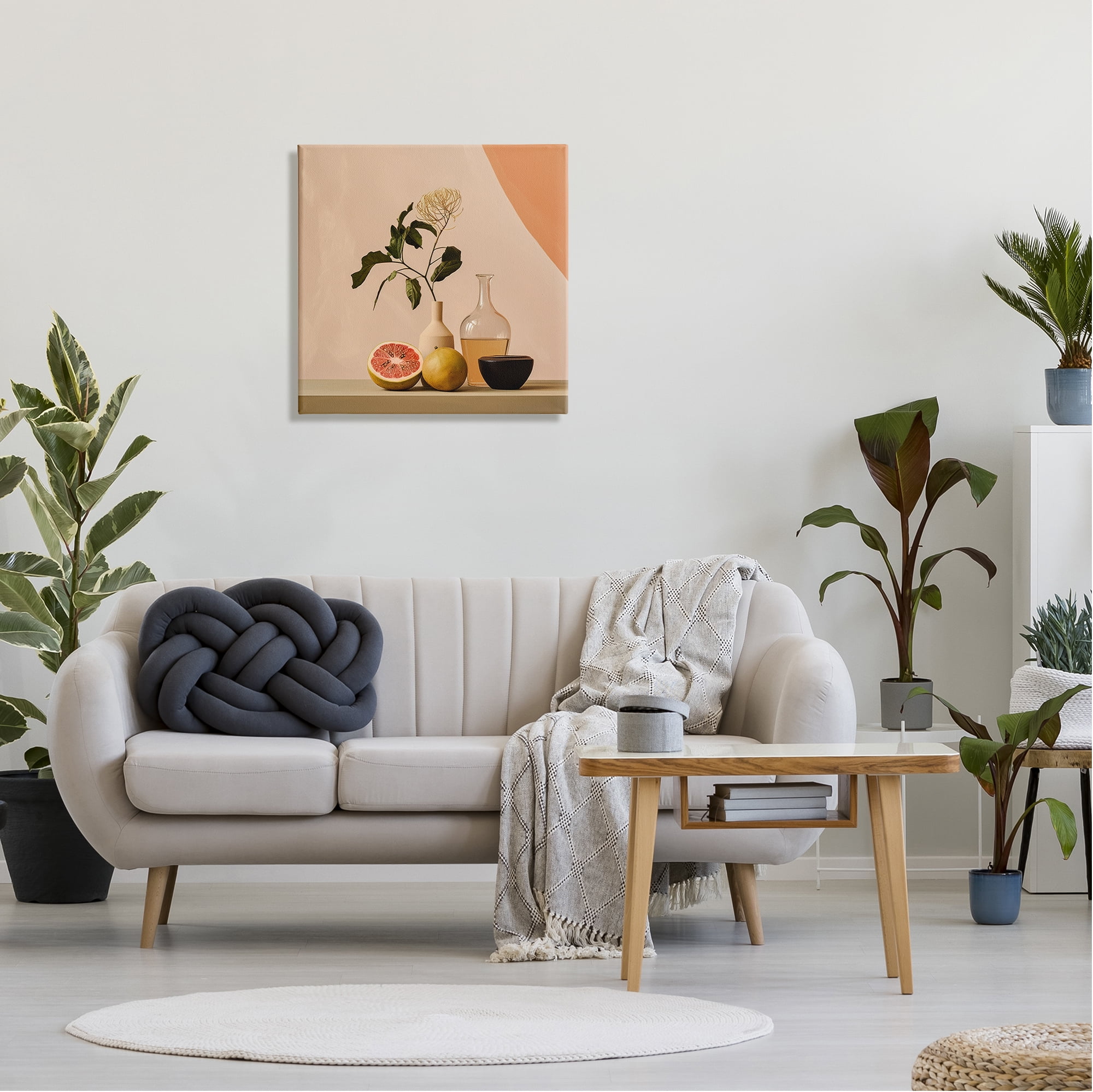 Stupell Industries Modern Citrus Still Life Botanical & Floral Painting Gallery Wrapped Canvas Art Print Wall Art, 24 x 24