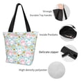 thumbnail image 4 of Balery Love You Rabbit Bolsa de Hombro con Diseño, Bolsa Grande y Duradera, Bolsa Versátil para Compras, 4 of 6