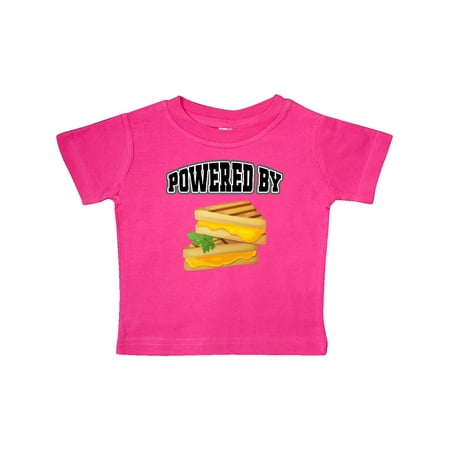 

Inktastic Powered By Grilled Cheese Gift Baby Boy or Baby Girl T-Shirt