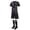 Black, variant on Edvintorg Soccer Jersey for Boys 2 Piece Mesh Quick Dry Crewneck Short Sleeve Casual Top and Short Training Uniform Size 6-15