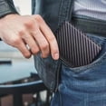 thumbnail image 5 of Cartera, tarjetero, cartera con monedero, tarjeta de crédito, cartera para hombre para más de 10 tarjetas, cartera tarjetero delgada, protección con cierre magnético, 5 of 5