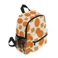 thumbnail image 2 of FORMRS Kids School Backpack with Front Zippered Pocket 12" Student Travel Daypack, Orange Geometric Pattern, 2 of 6