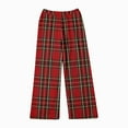 thumbnail image 4 of Abcomgle Plaid Pajama Pants 10-12 Fleece Flannel Christmas Pajamas for Kids Fall Elastic Waist Christmas Pjs for Kids Warm Girls Checkered Pants with Pockets, 4 of 4