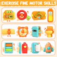 thumbnail image 4 of Tabla Montessori educativa Toy AmiDear Busy Board para niños de 1 a 2 años, 4 of 7