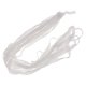 thumbnail image 4 of WEUVEB Decorative White Lace Fabric Cotton Applique with Flower Border for Wedding Dress, 4 of 7